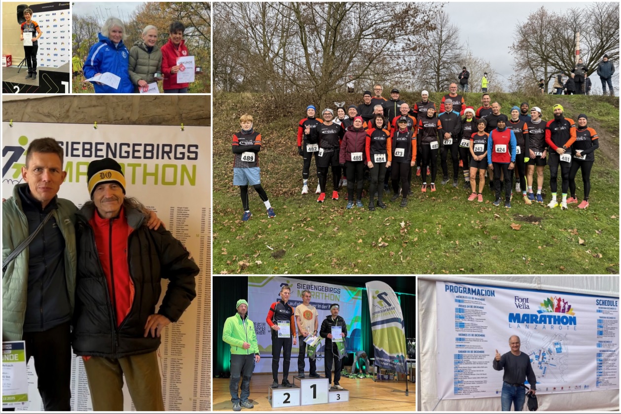 2025 12 07 Herdecker Nikolauslauf Lanzarote Siebengebirgsmarathon Meisterschaften Cross Collage