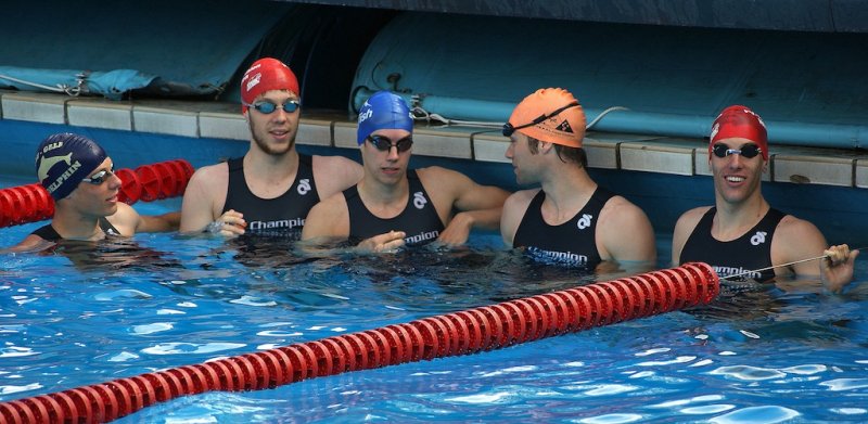 v.l.n.r.: Dominik Wawrik, Paul Bürger, Tim Klauke, Stefan Zelle, Christian Thomas