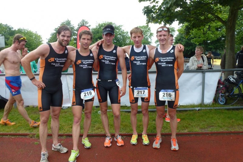 Stefan Zelle, Daniel Torok, Christian Thomas, Oliver Strankmann und Sven Bergner