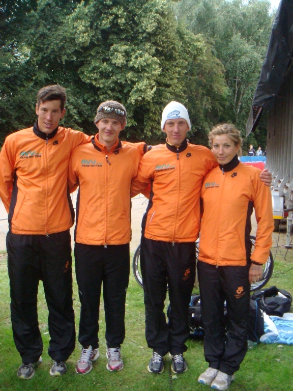 Christian Thomas, Sven Bergner, Oliver Strankmann und Linda Klauke