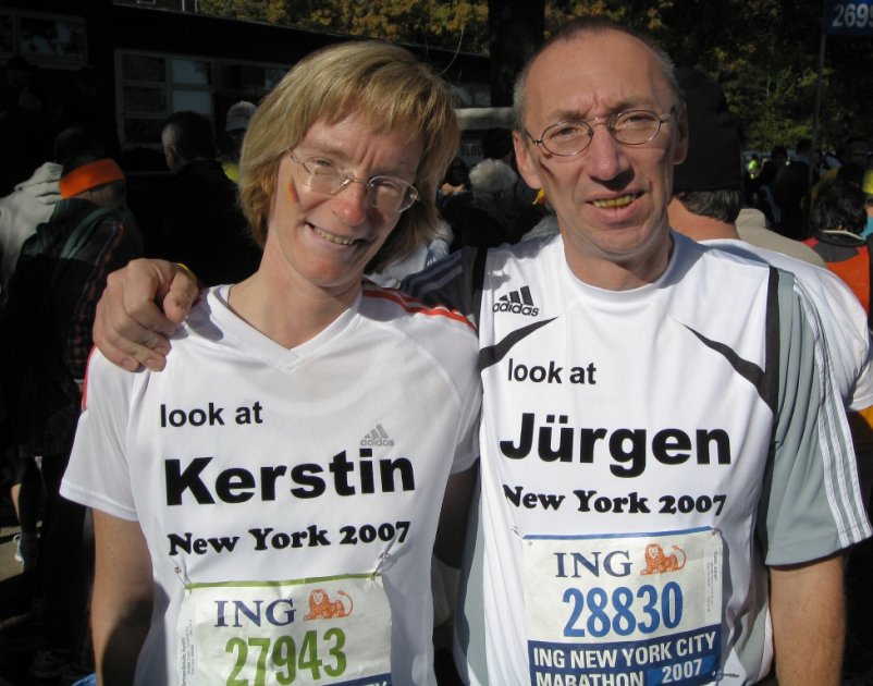 freuen sich auf New York: Kerstin und Jürgen
