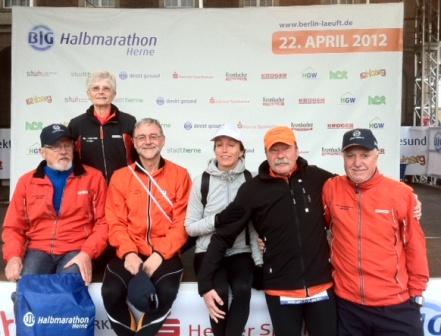 Gute Laune vor dem Start