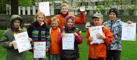 Erster Wettkampf auf internationaler Bühne!