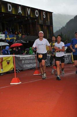 Zieleinlauf in Davos