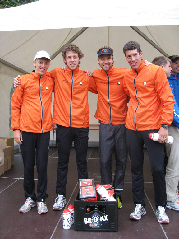 v.l Oliver Strankman, Paul Bürger, Stefan Zelle, Christian Thomas