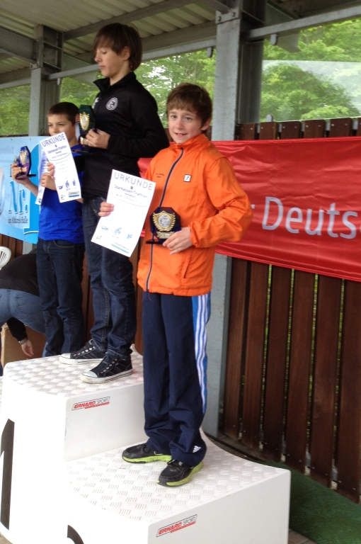 Lars freut sich über Platz 3!