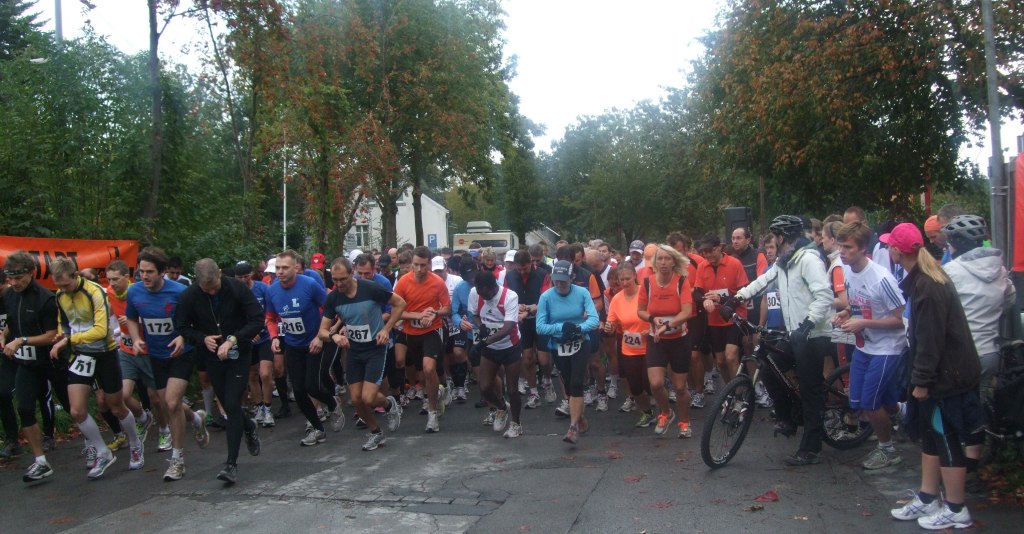 Start der Halbmarathonis