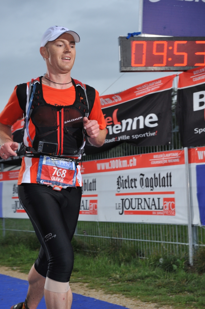 nach 100 km im Ziel!
