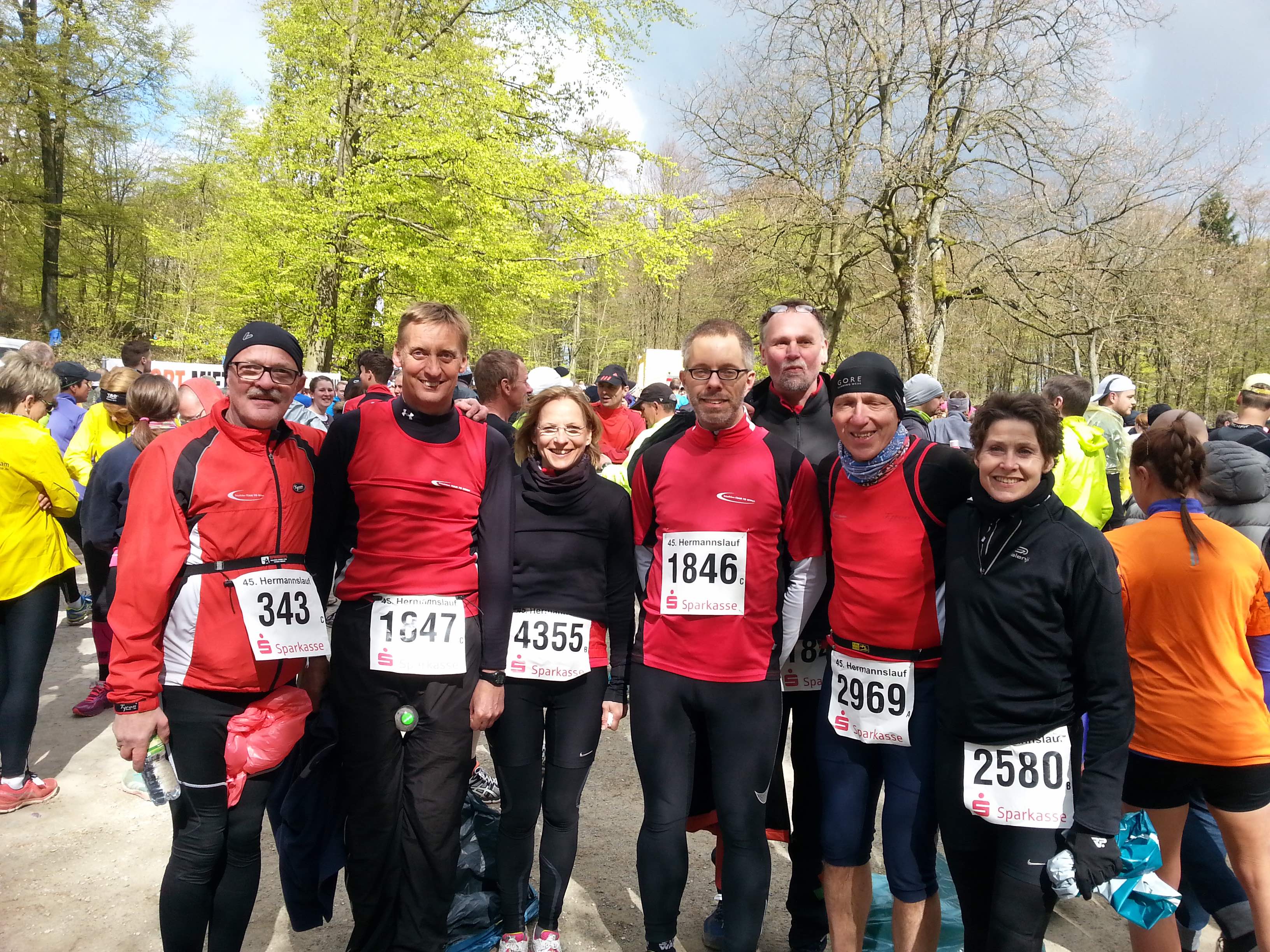 Hermannslauf 2016- vor dem Start