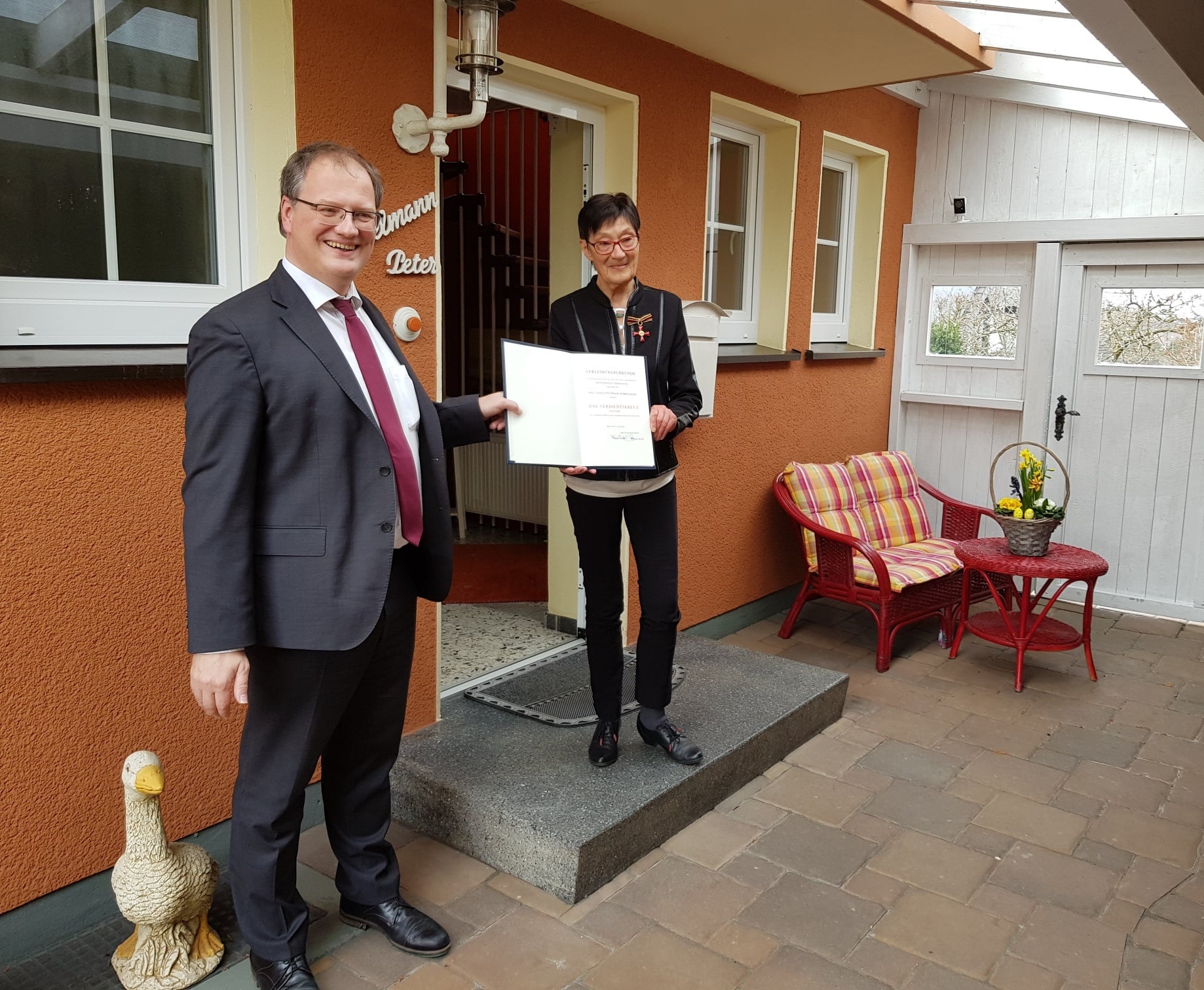 Bundesverdienstkreuz für Lilo Frigge Dümpelmann 