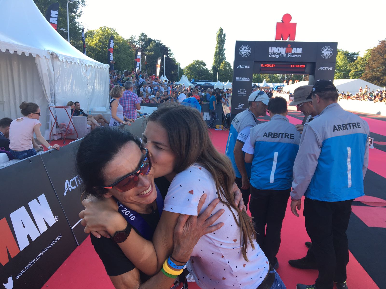 20180828 Risse Heike Tochter Elena ironman Vichy