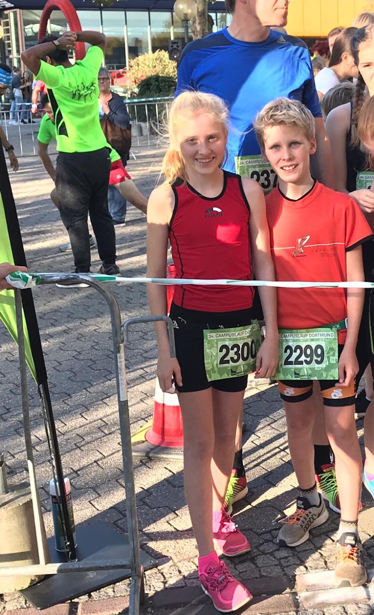 Fahrenson Emma und Matti DO Campuslauf