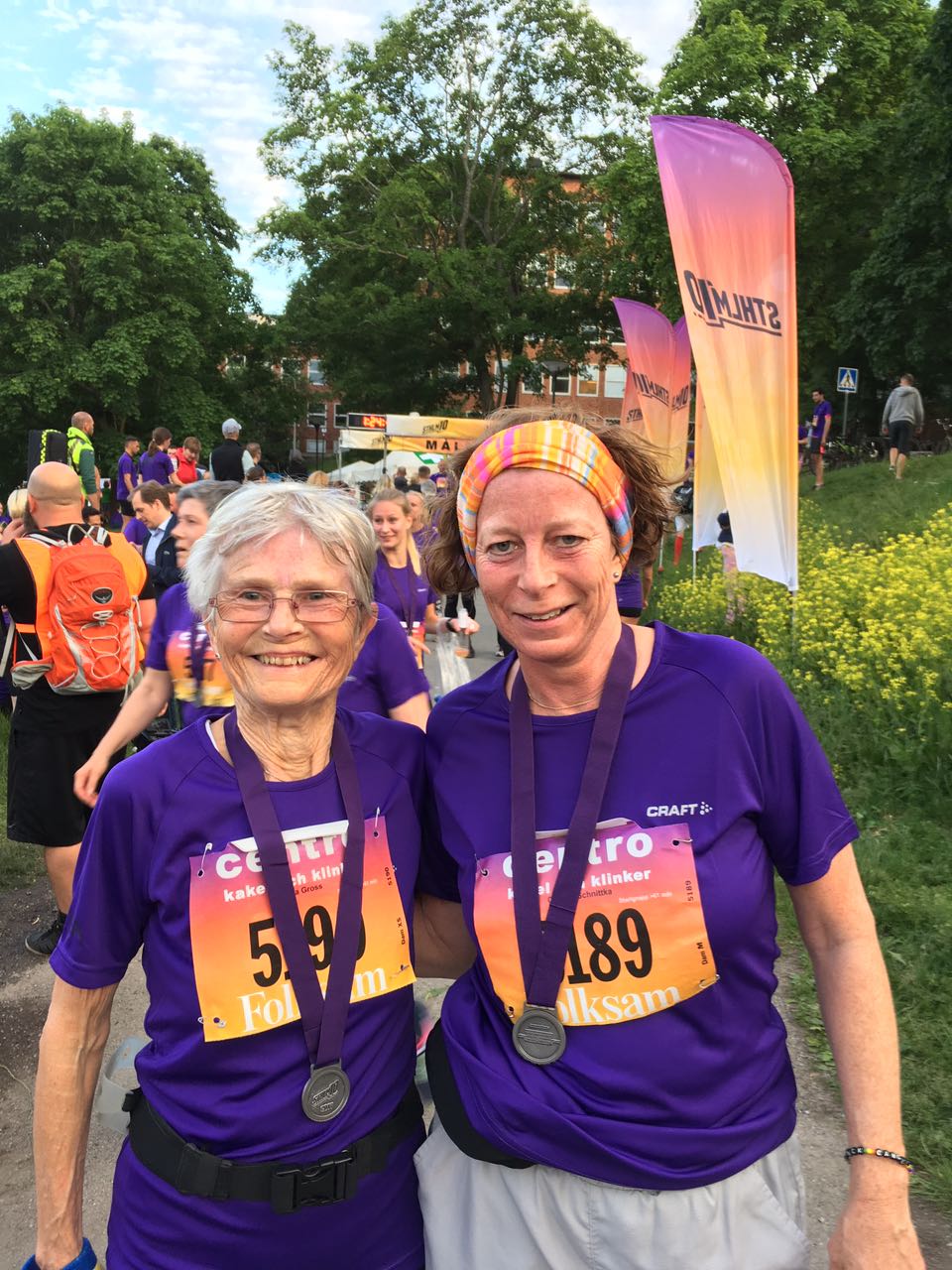 Gross Helga mit Tochter Stockholm